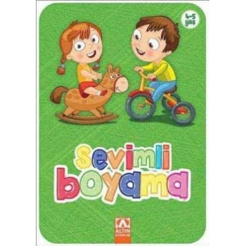 Sevimli Boyama (Yeşil)