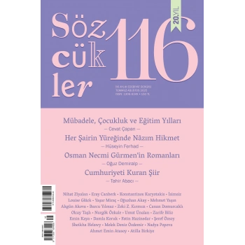 Sözcükler Dergisi Sayı - 116 (Temmuz-Ağustos 2025)