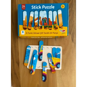 Stick Puzzle Çubuklu Çift Taraflı Yapboz