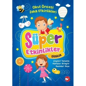 Süper Etkinlikler Çizgiler - Okul Öncesi Zeka Etkinlikleri