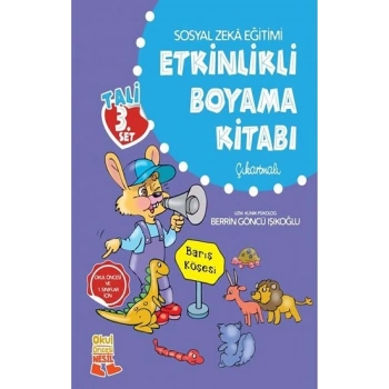 Tali 3.Set Etkinlikli Boyama Kitabı (Çıkartmalı)