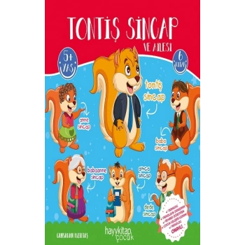 Tontiş Sincap ve Ailesi 6’lı Öykü Seti