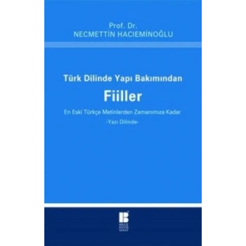 Türk Dilinde Yapı Bakımından Fiiller
