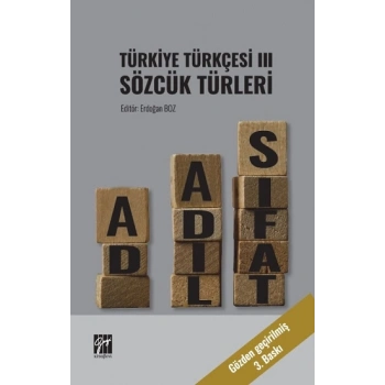 Türkiye Türkçesi III Sözcük Türleri