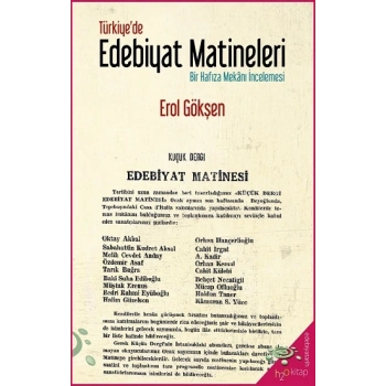 Türkiye’de Edebiyat Matineleri