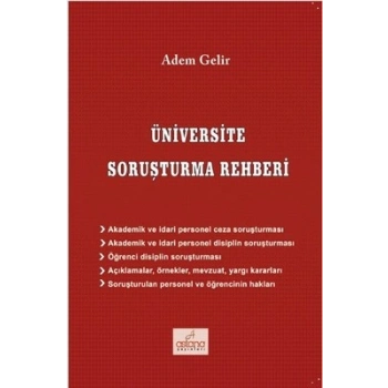 Üniversite Soruşturma Rehberi