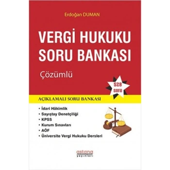 Vergi Hukuku Soru Bankası Çözümlü