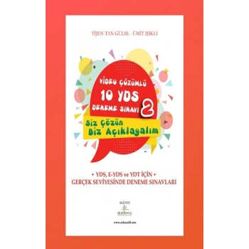 Video Çözümlü 10 Yds Deneme Sınavı - 2