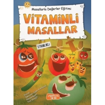 Vitaminli Masallar - Masallarla Değerler Eğitimi (Ciltli)