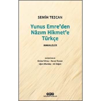 Yunus Emre’den Nazım Hikmet’e Türkçe Makaleler