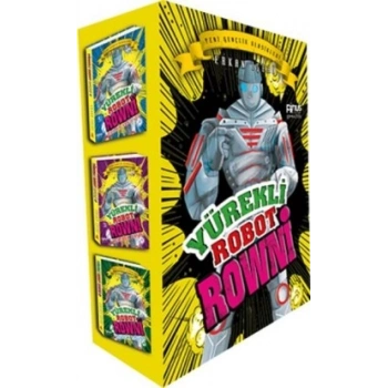Yürekli Robot Rowni (3 Kitap Set)