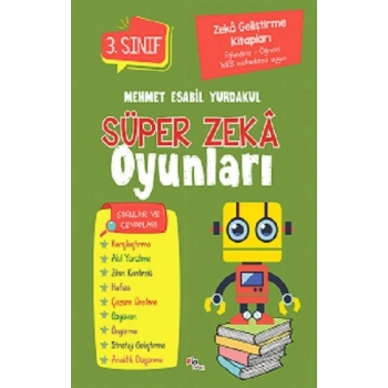 Zeka Geliştirme Kitapları  Süper Zeka Oyunları 3.Sınıf