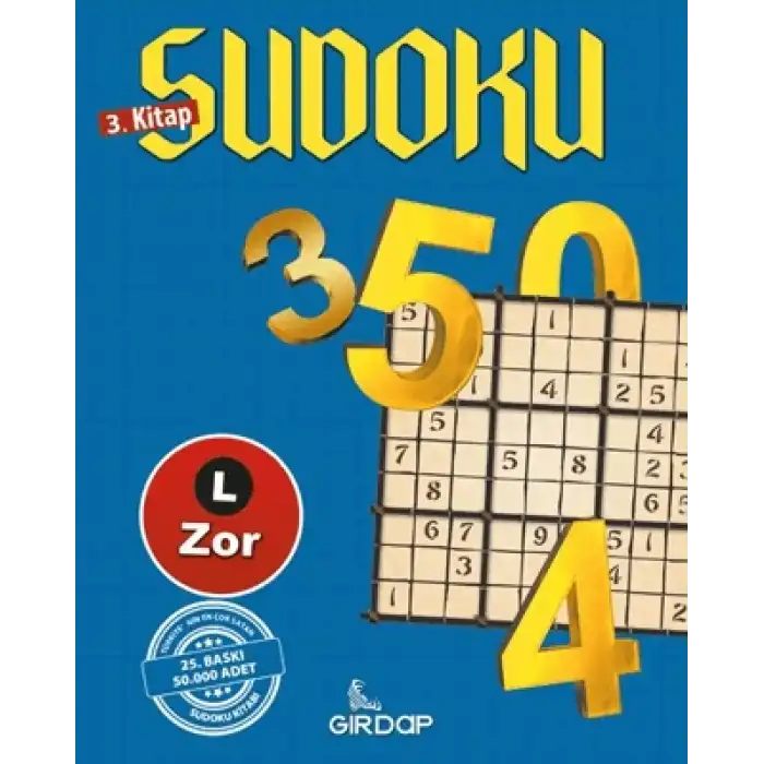Sudoku 3. Kitap - Zor