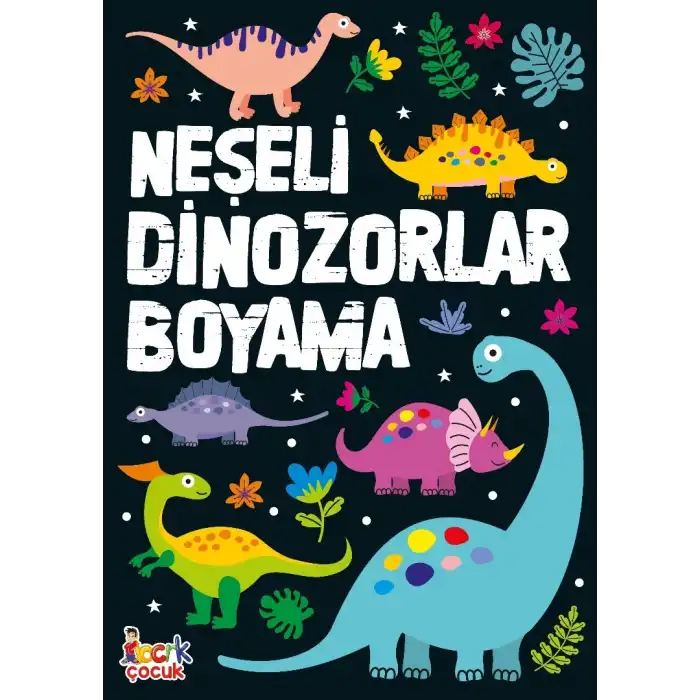 Neşeli Dinozorlar Boyama