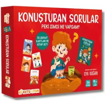 Konuşturan Sorular - Peki Şimdi Ne Yapsam? (Öz Şefkat Kartları ve Kitap Seti) Ciltli
