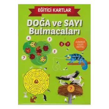 Eğitici Kartlar Doğa ve Sayı Bulmacaları