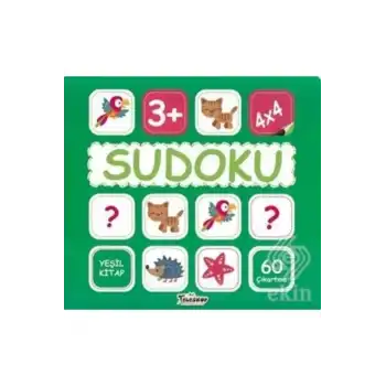 Sudoku 4X4 Yeşil Kitap