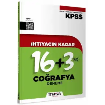 KPSS İhtiyacın Kadar Coğrafya 16+3 Deneme