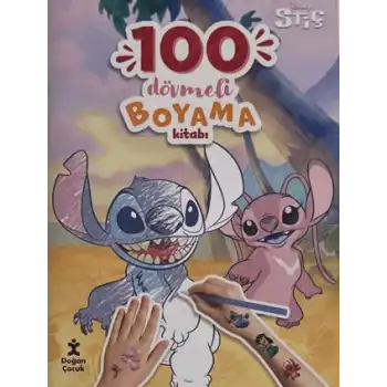Disney Stitch - 100 Dövmeli Boyama Kitabı