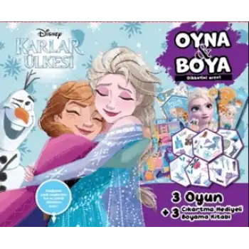 Disney Karlar Ülkesi Oyna ve Boya Kutulu Set