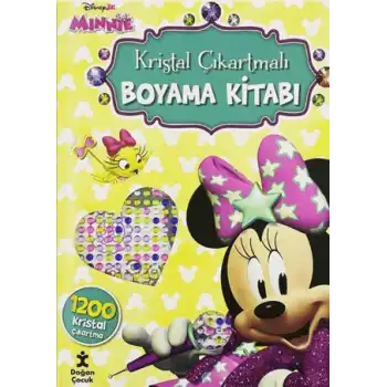 Disney Minnie - Kristal Çıkartmalı Boyama Kitabı