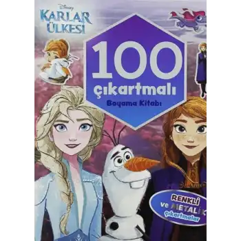 Disney Karlar Ülkesi 100 Çıkartmalı Boyama Kitabı