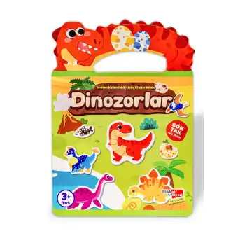 Dinozorlar - Sök Tak Yeniden Kullanılabilir Jelly Etkinlik Sticker Kitabı