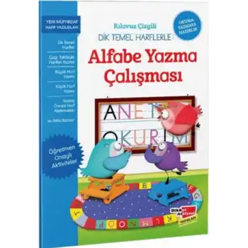 Kılavuz Çizgili Dik Temel Harflerle Alfabe Yazma Çalışması