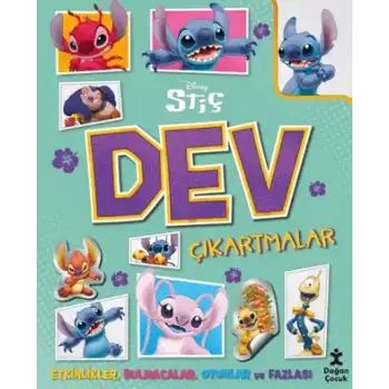 Disney Stiç - Dev Çıkartmalar Etkinlik Kitabı
