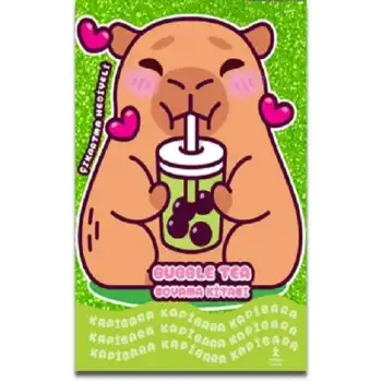 Kapibara - Bubble Tea Boyama Kitabı