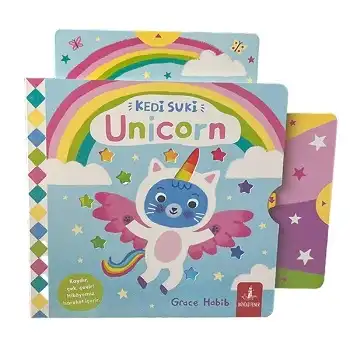 Kedi Suki Unicorn (Hareketli Karton Kitap)
