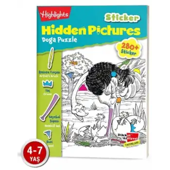 Sticker Hidden Pictures Doğa Puzzle 2li Set