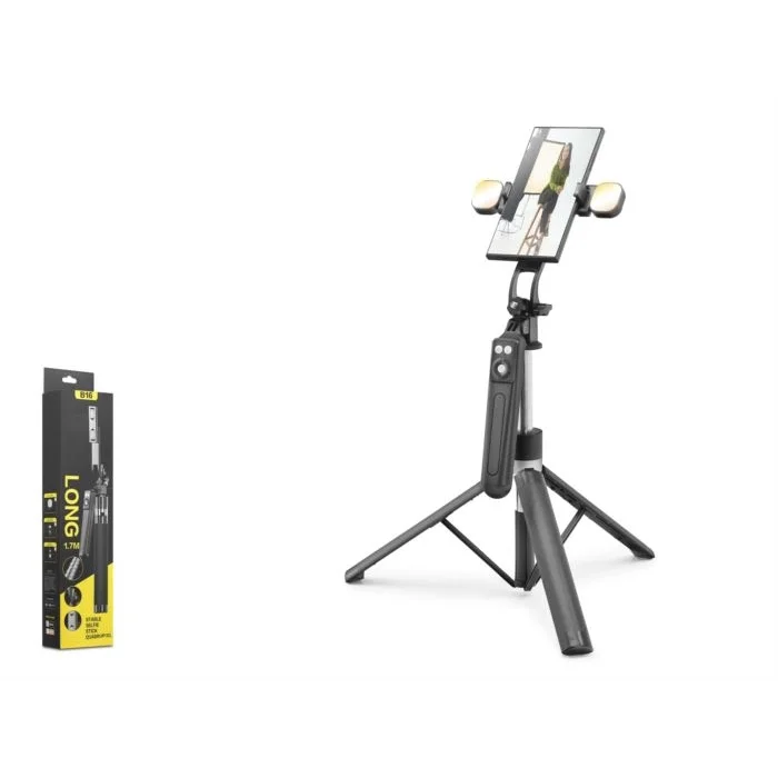 Tripod Ve Selfie Çubuğu Bluetooth Kontrollü 180cm Nodar ND1030