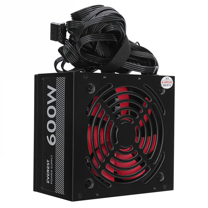 Power Supply Oyuncu ATX Peak 600W 12cm Fan Everest EPS-600A