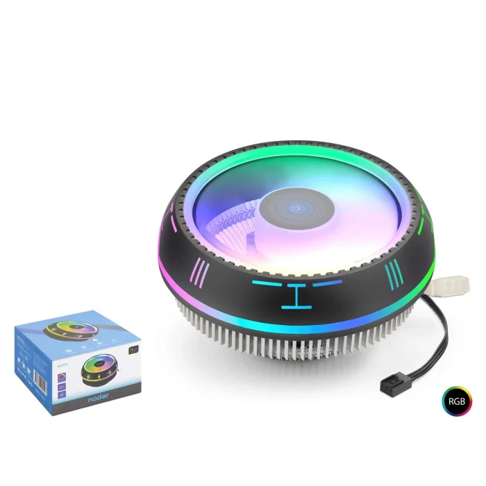 İşlemci Fanı Combo 90 mm Renk Ledli Amd İntel Uyumlu Nodar ND2552