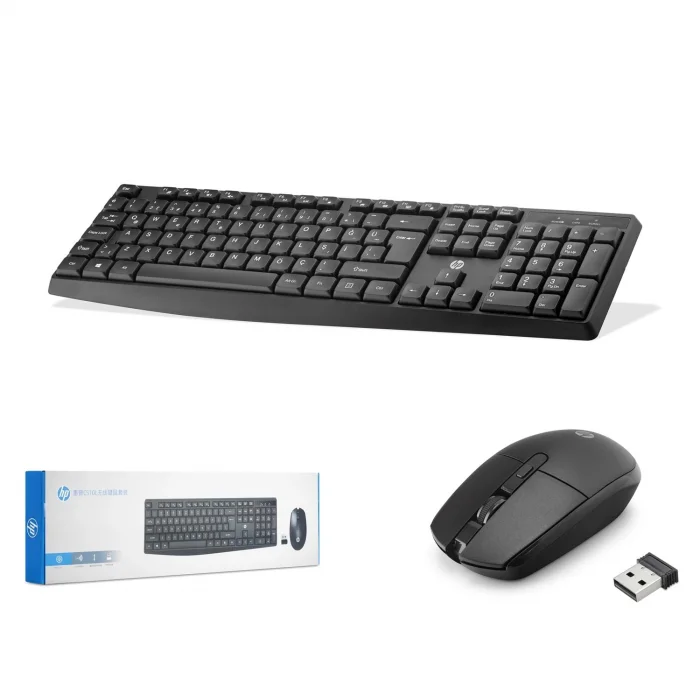 Klavye Mouse Set Kablosuz Türkçe Q Hp 6NY40PA CS10L