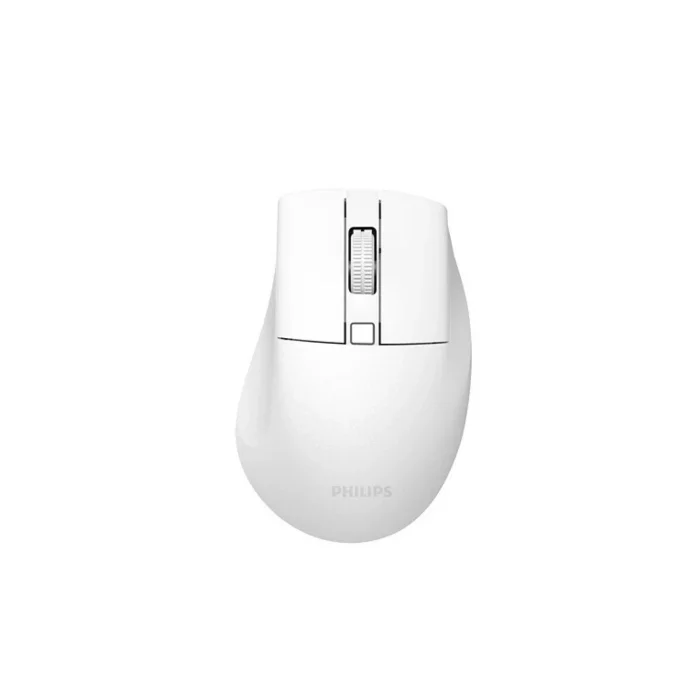 Mouse Kablosuz Dual Mod 2.4 Ghz + Bluetooth 1600 Dpi Ergonomik Philips SPK7528W Beyaz