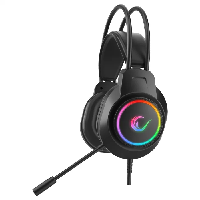 Kulaklık Mikrofonlu Oyuncu Usb 7.1 RGB Işık Rampage RM-K55 Kipchak