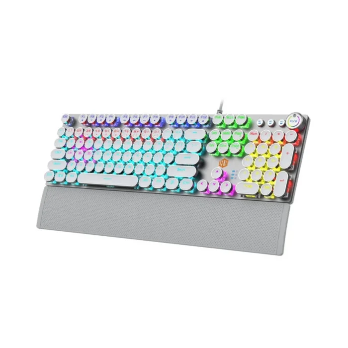 Klavye Q Oyuncu Red Switch Rgb Led Aydınlatmalı Macro Tuşlu Metalik Lenovo Lecoo KG1102