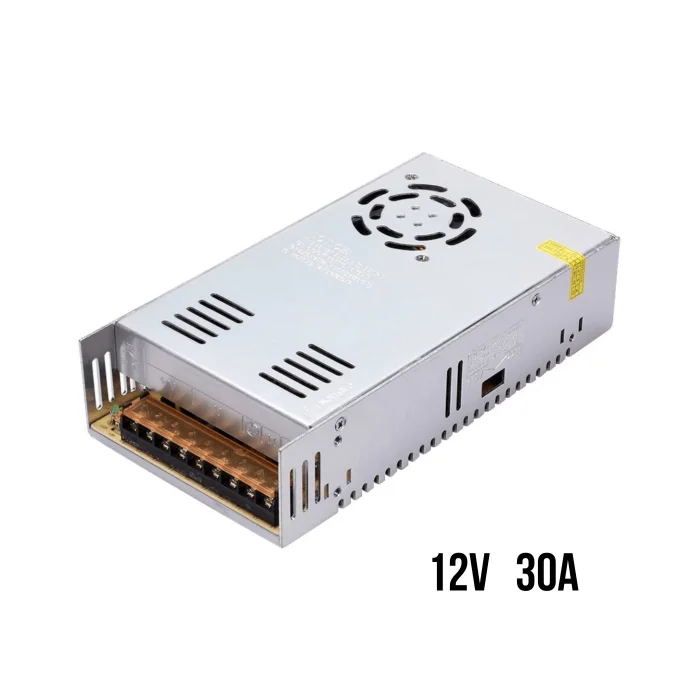 Adaptör Metal 12V 30A Rose OPS-360-12