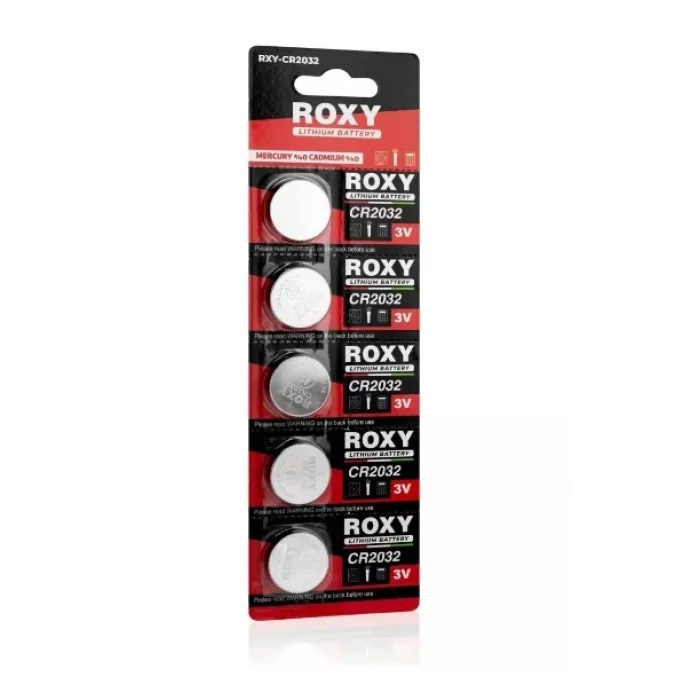 Bios Pili CR2032 3V 5 li Paket Roxy Rcr2032