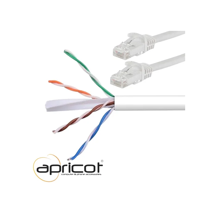 Ethernet Patch Kablo Cat 6 20 M Apricot Cat620