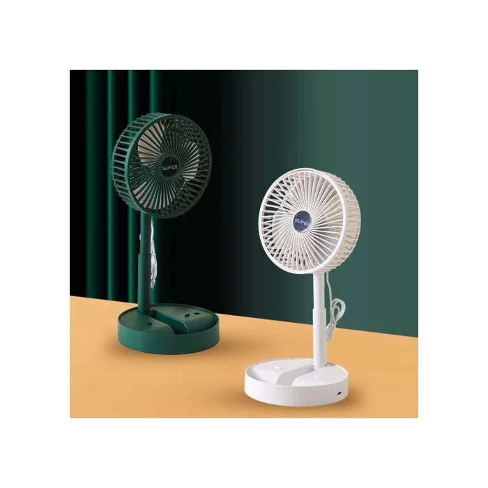 Fan Masaüstü 3 Kademeli Şarjlı Katlanabilir Qtop F16