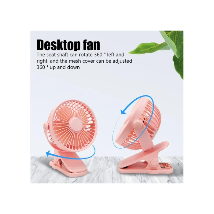 Fan Masaüstü 3 Kademeli Şarjlı Taşınabilir Qtop F9