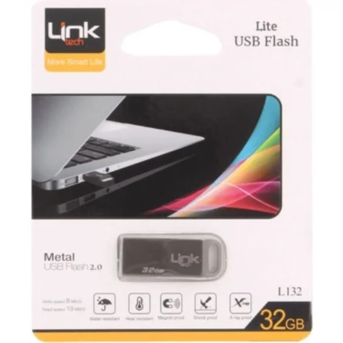 Flash Bellek 32 GB Metal Usb 2.0 Link Tech L132