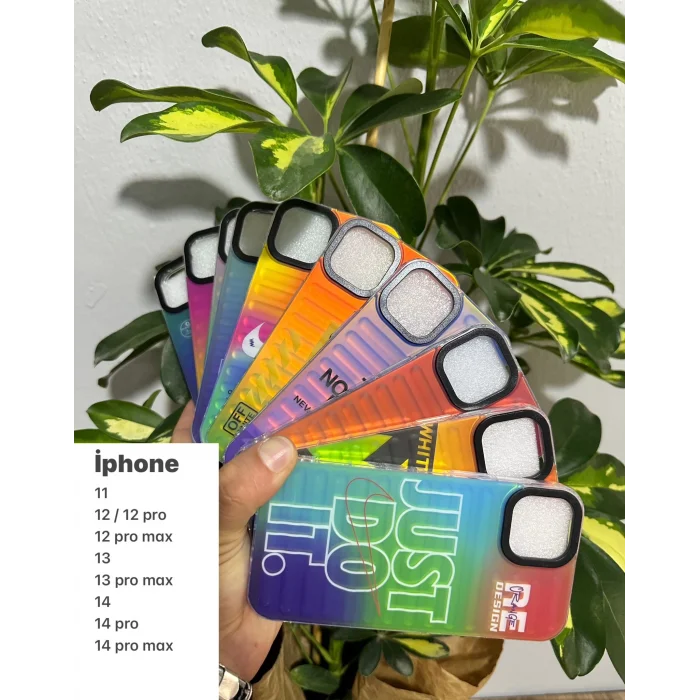 İphone 11 Pro Max Kılıf Hologramlı Renk Değiştiren