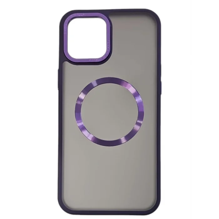 İphone 13 Kılıf Matte Magsafe Mor