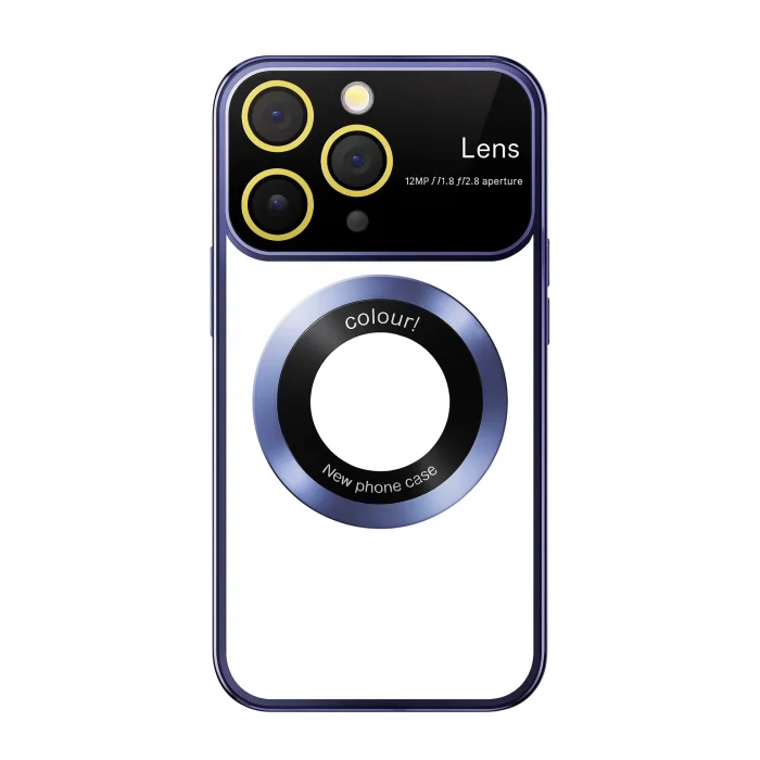 İphone 13 Pro Kılıf Kamera Korumalı Magsafe Colourl Mavi