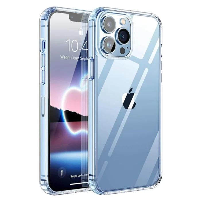 İphone 13 Pro Kılıf Kamera Korumalı Şeffaf Silikon