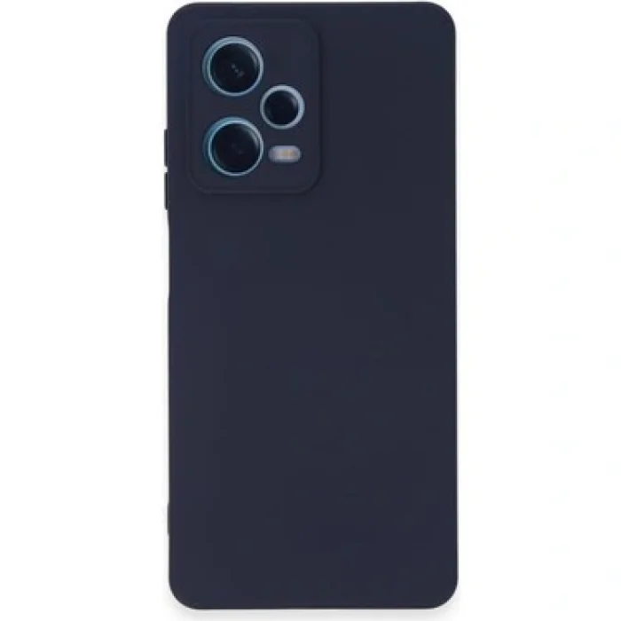 Kılıf Xiaomi Redmi Note 12 Pro 5G Rubber Silikon Lacivert